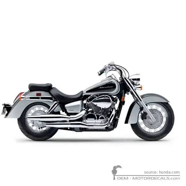 Honda VT750C SHADOW Aero 2008 - Digital Silver Metallic