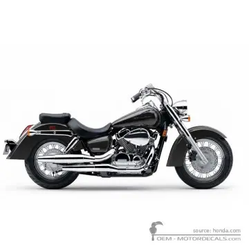 Honda VT750C SHADOW Aero 2008 - Graphite Black