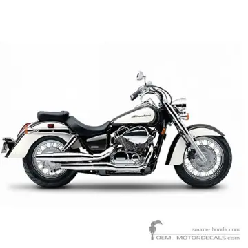 Honda VT750C SHADOW Aero 2008 - Graphite Black