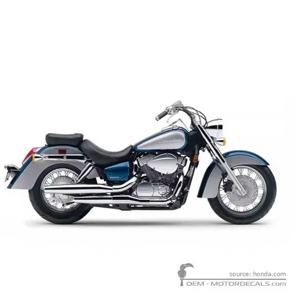 Honda VT750C SHADOW Aero 2009 - Pearl Blue