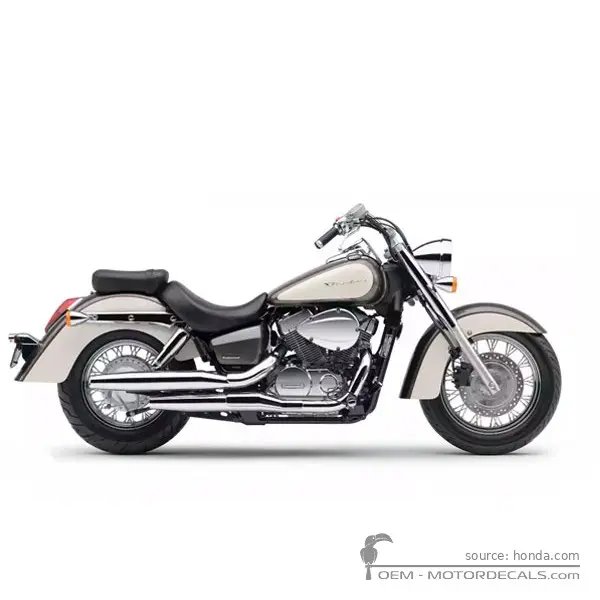 Honda VT750C SHADOW Aero 2009 - Titan Metallic