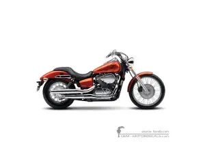 Decals for Honda VT750C SHADOW Spirit 2010 • Honda OEM Decals