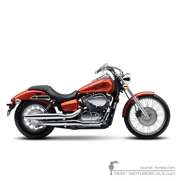 Honda VT750C SHADOW Spirit 2010 - Candy Blaze Orange