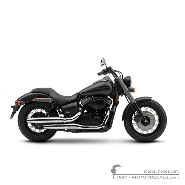 Decals for Honda VT750C SHADOW 2010 • Honda OEM Decals