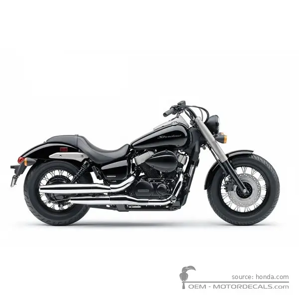 Honda VT750C SHADOW Phantom 2011 - Matte Black