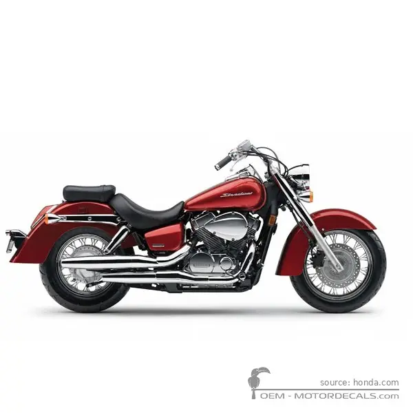Honda VT750C SHADOW Aero 2012 - Candy Glory Red