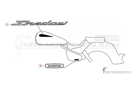 Honda VT750C SHADOW Aero 2012