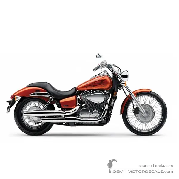 Honda VT750C SHADOW Spirit 2014 - Candy Blaze Orange