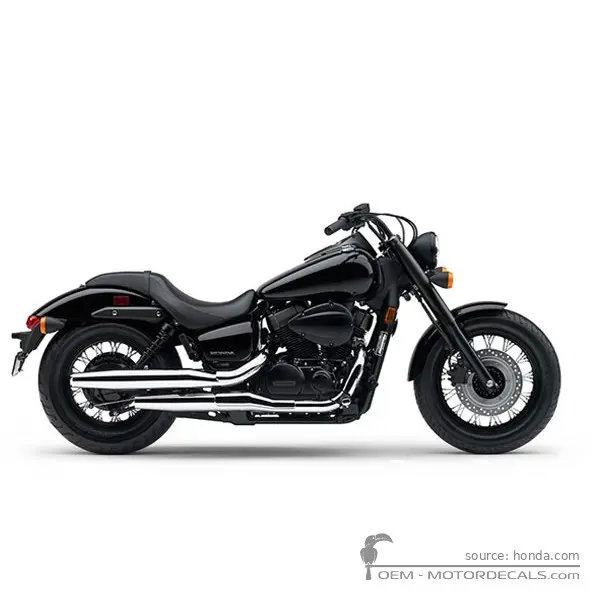 Honda VT750C SHADOW Phantom 2017 - Mat Gunpowder Black