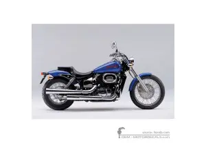 Naklejki do Honda VT750DC Black Widow 2002 • Honda Naklejki OEM