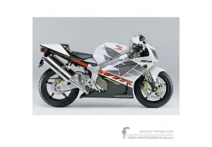 Decals for Honda VTR1000 SP2 2002 - White • Honda OEM Decals