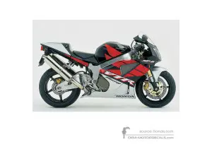 Decals for Honda VTR1000 SP2 2005 - Black • Honda OEM Decals