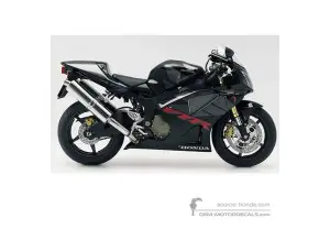 Decals for Honda VTR1000 SP2 2006 - Black • Honda OEM Decals