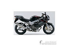 Autocollants pour Honda VTR1000F FIRESTORM 1998 - Noir • Honda Autocollants OEM