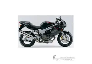 Aufkleber für Honda VTR1000F FIRESTORM 1999 - Schwarz • Honda OEM-Aufkleber