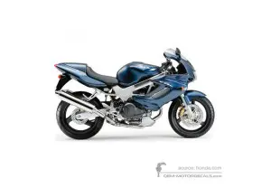 Autocollants pour Honda VTR1000F FIRESTORM 1999 - Bleu • Honda Autocollants OEM