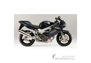 Autocollants pour Honda VTR1000F FIRESTORM 2001 - Bleu • Honda Autocollants OEM