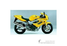 Decals for Honda VTR1000F FIRESTORM 2001 - Yellow • Honda OEM Decals