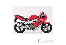 Autocollants pour Honda VTR1000F FIRESTORM 2002 - Rouge • Honda Autocollants OEM