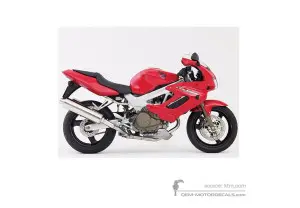 Decals for Honda VTR1000F FIRESTORM 2002 - Red • Honda OEM Decals