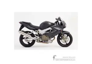 Aufkleber für Honda VTR1000F FIRESTORM 2003 - Schwarz • Honda OEM-Aufkleber