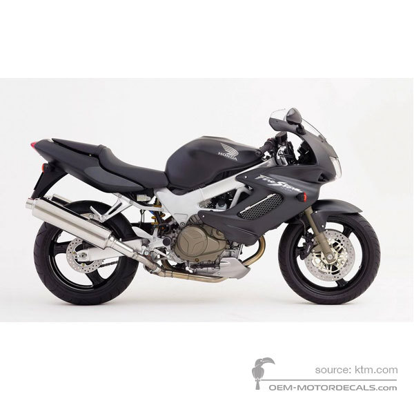 Decals for Honda VTR1000F FIRESTORM 2003 - Black • Honda OEM Decals