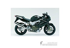 Autocollants pour Honda VTR1000F FIRESTORM 2006 - Noir • Honda Autocollants OEM