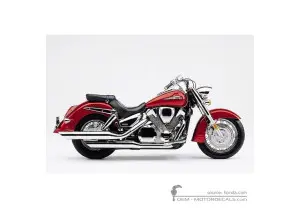 Pegatinas para Honda VTX1800 S 2002 • Honda Pegatinas OEM