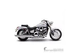 Autocollants pour Honda VTX1800 C 2002 • Honda Autocollants OEM