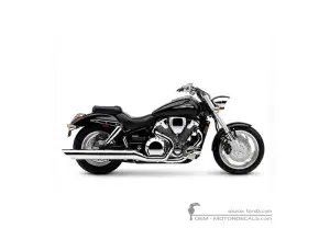 Autocollants pour Honda VTX1800 C 2003 • Honda Autocollants OEM