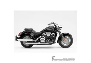 Autocollants pour Honda VTX1800 R 2003 • Honda Autocollants OEM