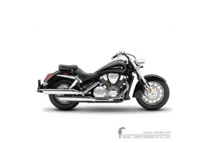Autocollants pour Honda VTX1800 S 2003 • Honda Autocollants OEM