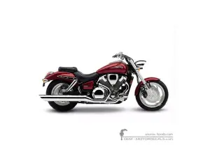 Autocollants pour Honda VTX1800 C 2003 • Honda Autocollants OEM