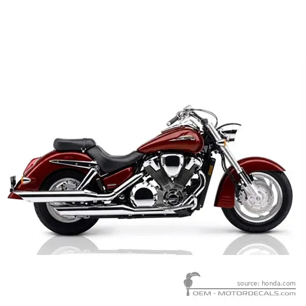 Honda VTX1800 R 2003 - Candy Durango Red