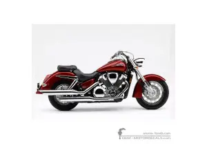 Aufkleber für Honda VTX1800 S 2003 • Honda OEM-Aufkleber