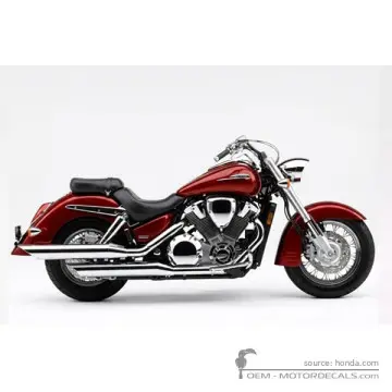 Honda VTX1800 S 2003 - Candy Durango Red