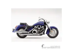Autocollants pour Honda VTX1800 R 2003 • Honda Autocollants OEM