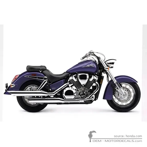 Honda VTX1800 S 2003 - Pearl Chromium Purple