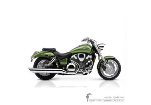 Autocollants pour Honda VTX1800 C 2003 • Honda Autocollants OEM