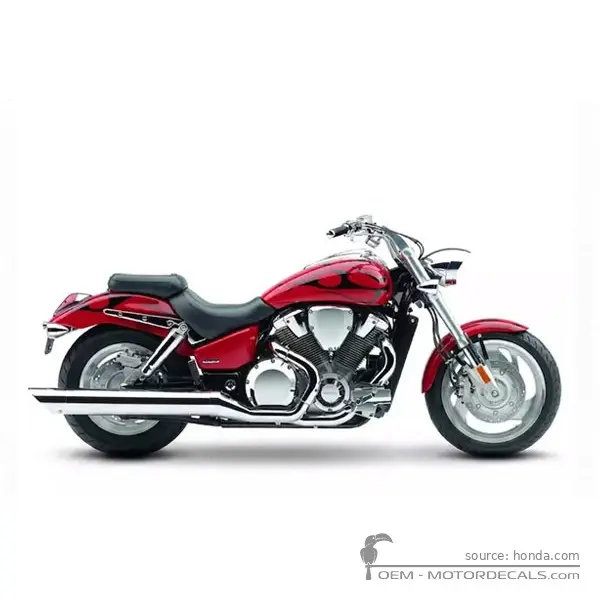 Honda VTX1800 C 2007 - American Red