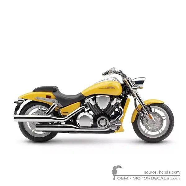 Honda VTX1800 F 2007 - Pearl Hot Rod Yellow