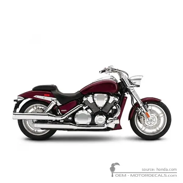 Honda VTX1800 F 2008 - Durango Red Metallic