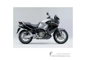 Decals for H0nda XL1000V VARADERO 1999 - Black • Honda OEM Decals