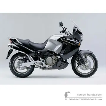 H0nda XL1000V VARADERO 1999 - Zwart - Pearl Prism Black