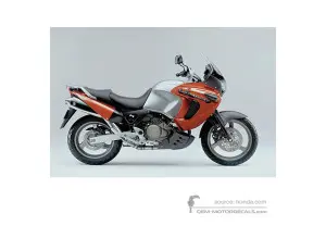 Decals for Honda XL1000V VARADERO 1999 - Orange • Honda OEM Decals