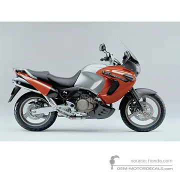 Honda XL1000V VARADERO 1999 - Arancione - Candy Blaze Orange