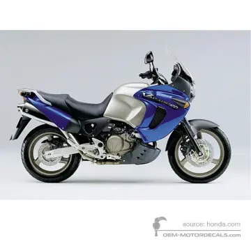 HONDA XL1000V VARADERO 2000 - Niebieski - Candy Phoenix Blue