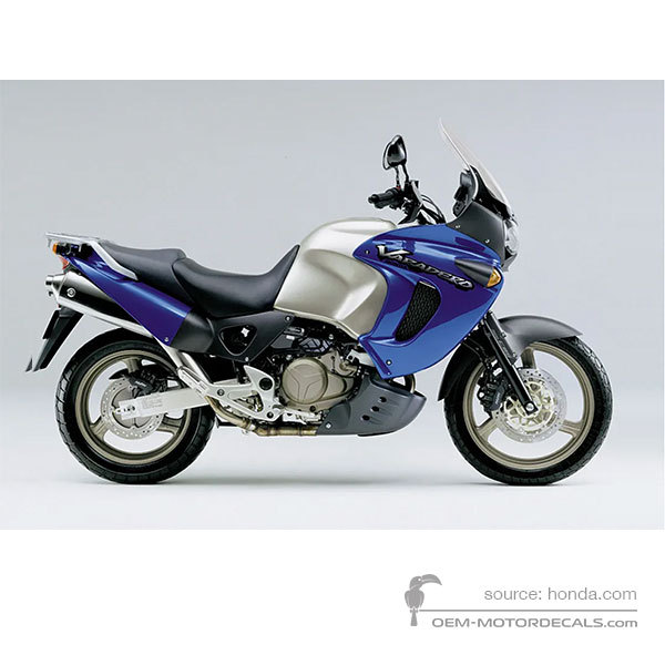 Naklejki do HONDA XL1000V VARADERO 2000 - Niebieski • Honda Naklejki OEM