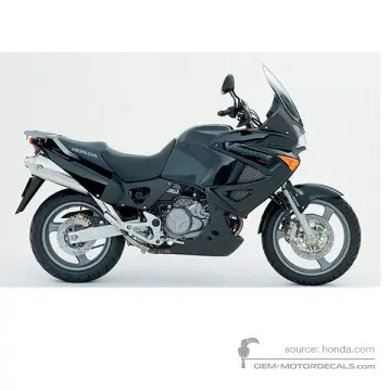 Honda XL1000V VARADERO 2005 - Negro - Mute Black Metallic