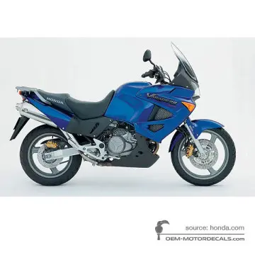 Honda XL1000V VARADERO 2005 - Bleu - Pearl Breezy Blue